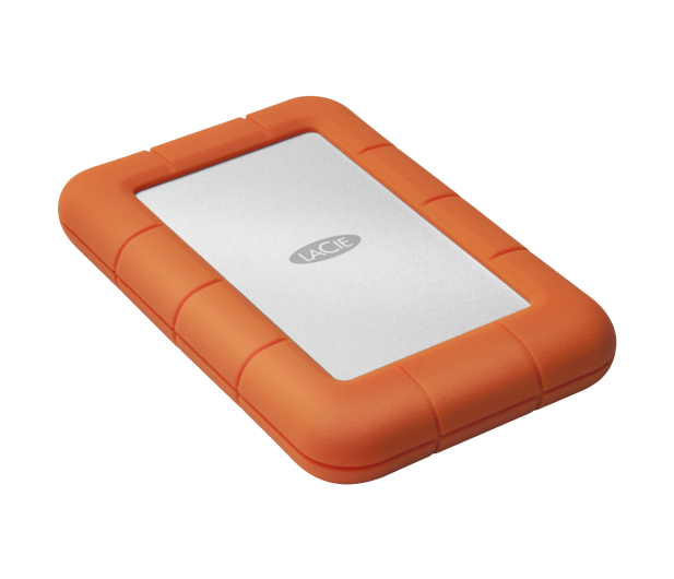 LaCie Rugged Mini 4TB USB 3.2 Gen. 1 Pomarańczowo-Szary - 298291 - zdjęcie 2